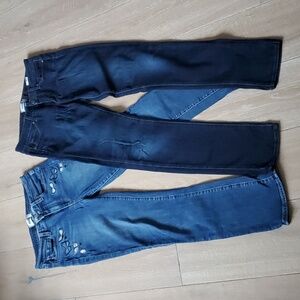 Two pairs of Paige jeans